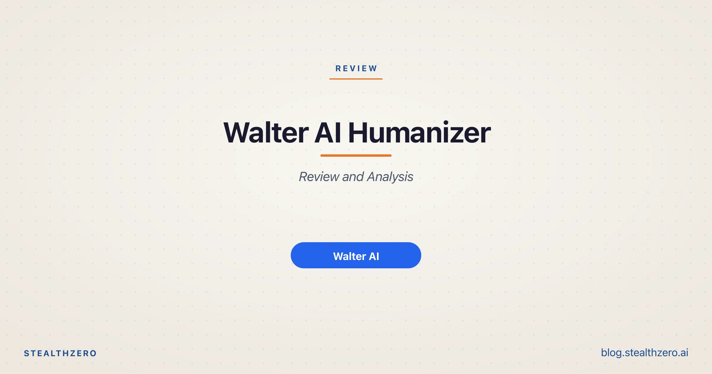 Humanizer Walter (2026)